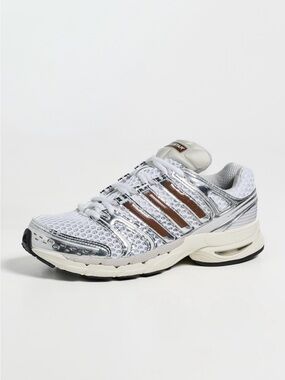 adidas Women’s White, Silver & Brown Athletic Sneaker